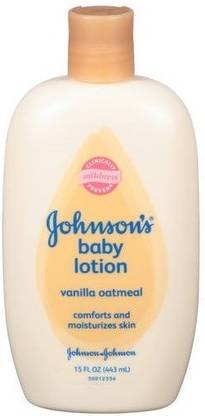 JOHNSON'S Baby Lotion with Vanilla Oatmeal (Imported) - 443 ml