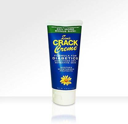 Zim's Crack Creme Diabetic Formula, - Tubes (Pack of 2)