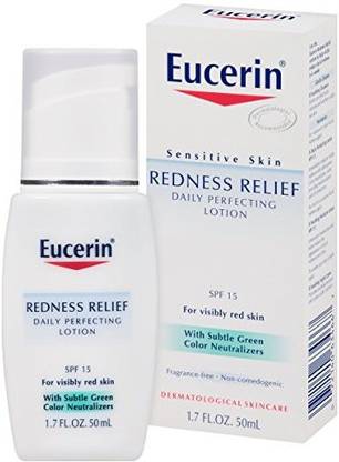 Eucerin Sensitive Skin Redness Relief Daily Perfecting Lotion 1.7 Fluid Ounce