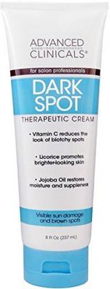 Advanced Clinicals Dark Spot Therapeutic Cream with Vitamin C. Hydroquinone Free