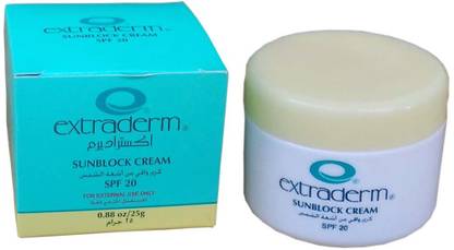 Extradrm Sunblock Cream With SPF 20 with anti aging formula
