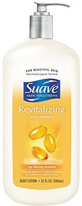 Suave Body Lotion, Revitalizing with Vitamin E 32 oz