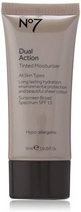 Boots No7 Dual Action Tinted Moisturiser Medium (Spf15)