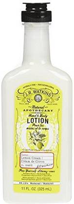 J R Watkins Naturals Apothecary Hand & Body Lotion Lemon Cream