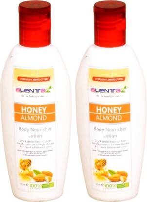Alentaz Honey Almond Body Nourisher Lotion Pack Of 2