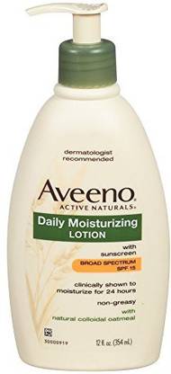 Aveeno Active Naturals Daily Moisturizing Lotion with SPF 15