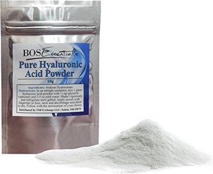 Bos Essentials Pure Hyaluronic Acid Serum Powder | 100% Natural Sodium Hyaluronate