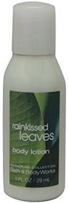 BATH & BODY WORKS rainkissed leaves body lotion
