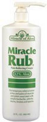 Miracle of Aloe Miracle Rub Pain Relieving Cream
