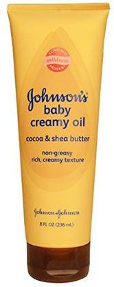JOHNSON'S Baby Creamy Oil Cocoa & Shea Butter