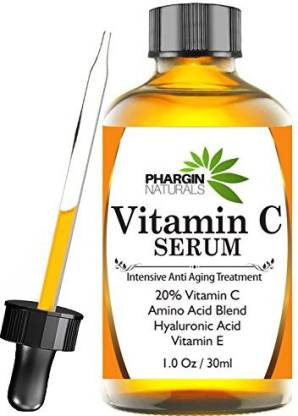 Phargin Naturals Enhanced Vitamin C Serum With Hyaluronic Acid