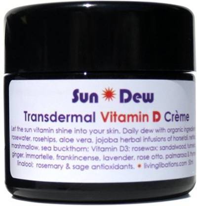 Living Libations Organic Wildcrafted Sundew Transdermal Vitamin D Creme
