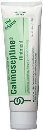 Calmoseptine diaper rash ointment tube