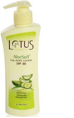 LOTUS Aloe Soft Daily Body Lotion - SPF 20,