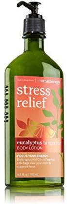 BATH & BODY WORKS Aromatherapy Stress Relief Eucalyptus Tangerine Body Lotion