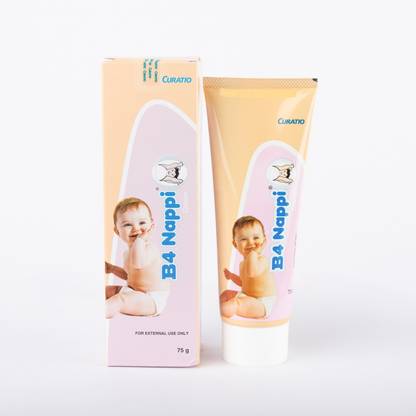 B4nappi baby cream applied before & after changing nappy