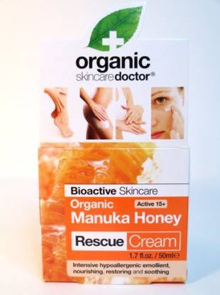 Dr Organic Manuka Honey Rescue Cream Bioactive Skincare
