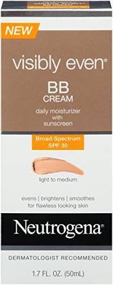 NEUTROGENA Visibly Even Bb Cream Fair To Light Posted - Light To Medium