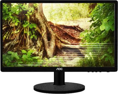 AOC 39.62 cm (15.6 inch) HD LED Backlit TN Panel Monitor (NA)
