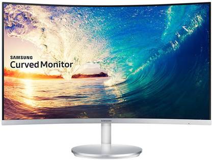 Samsung 174.24 cm (69 cm) Curved Full HD LED Backlit VA Panel Monitor (LC27F591FDWXXL)