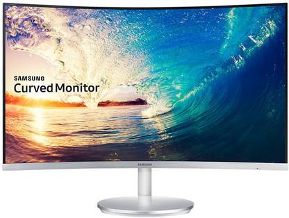 SAMSUNG 68.6 cm Curved Full HD LED Backlit VA Panel Monitor (LC27F591FDWXXL)