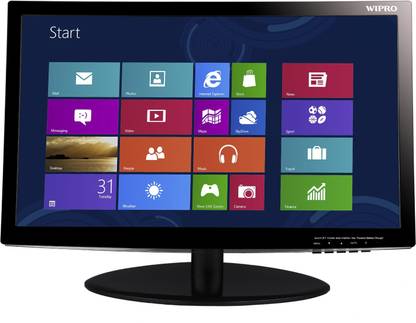 Wipro 46.99 cm (19 inch) HD LED Backlit Monitor (WLR180we)