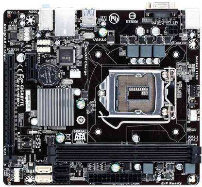 GIGABYTE GA-H81M-S LGA 1150Socket Micro-ATX Intel H81 Express Chipset DDR3 Motherboard for Desktop