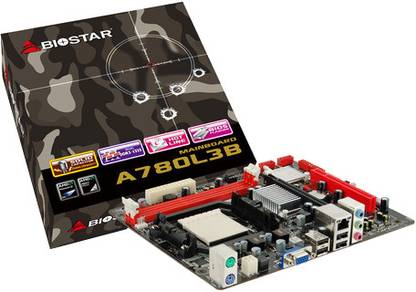 Biostar A780L3B AM3Socket Micro-ATX AMD 760G Chipset DDR3 Motherboard for Desktop