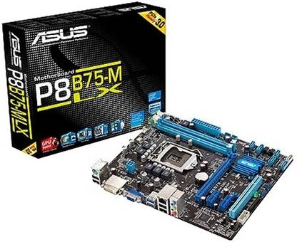 ASUS P8B75-MLX PLUS LGA 1155Socket Micro-ATX Intel B75 Chipset DDR3 Motherboard