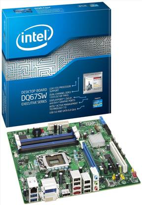 Intel DQ67SW LGA 1155Socket Micro-ATX Intel Q67 Chipset DDR3 Motherboard for Desktop