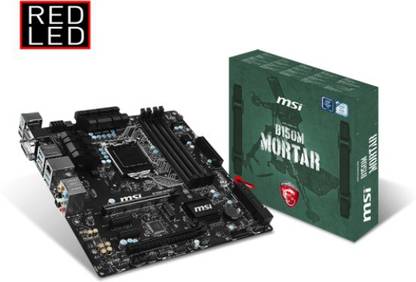 MSI Main Board B150M MORTAR LGA1151Socket Micro-ATX Intel® B150 Chipset DDR4 Motherboard for Desktop