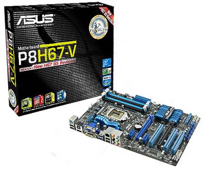 ASUS P8H67-V LGA 1155Socket ATX Intel H67 Chipset DDR3 Motherboard for Desktop