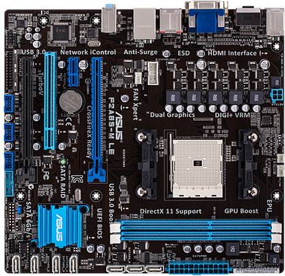 ASUS F2A85-M-LE FM2Socket Mini-ATX AMD A85X Chipset DDR3 Motherboard
