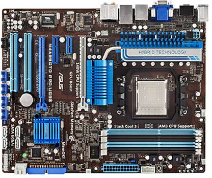 ASUS M4A89GTD PRO/USB3 AM3Socket ATX AMD 890GX Chipset DDR3 Motherboard for Desktop