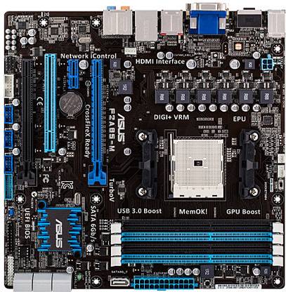 ASUS F2A85-M FM2Socket Micro-ATX AMD A85X Chipset DDR3 Motherboard