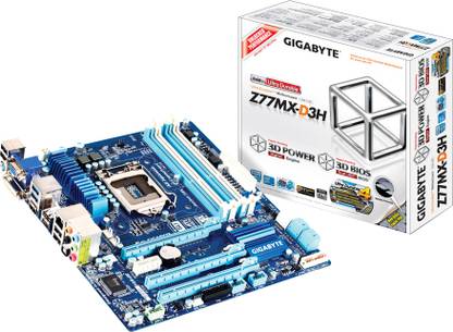 GIGABYTE GA-Z77MX-D3H LGA 1155Socket Micro-ATX Intel Z77 Chipset DDR3 Motherboard