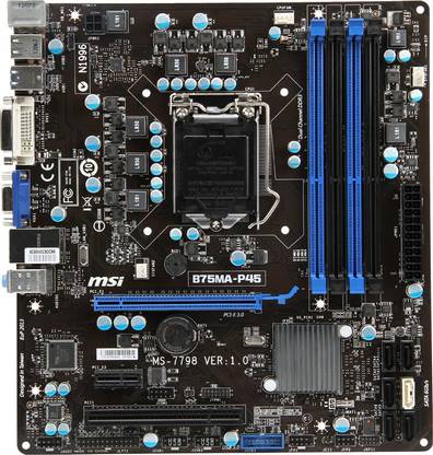 MSI B75MA-P45 LGA 1155Socket Micro-ATX Intel B75 Chipset DDR3 Motherboard