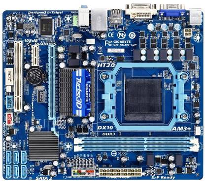 GIGABYTE GA-78LMT-S2P AM3+Socket Micro-ATX AMD 760G Chipset DDR3 Motherboard for Desktop