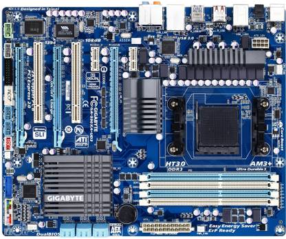 GIGABYTE GA-990XA-UD3 AM3+Socket ATX AMD 990X Chipset DDR3 Motherboard for Desktop