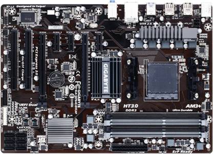 GIGABYTE GA-970A-D3P AM3+Socket ATX AMD 970/SB950 Chipset DDR3 Motherboard for Desktop