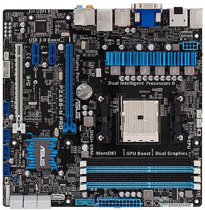 ASUS F2A85-M-PRO FM2Socket Micro-ATX AMD A85X Chipset DDR3 Motherboard