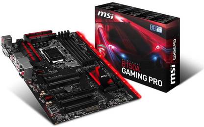 MSI B150A GAMING PRO LGA1151Socket ATX Intel® B150 Chipset DDR4 Motherboard for Desktop