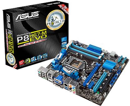 ASUS P8H67-M EVO LGA 1155Socket Micro-ATX Intel H67 Chipset DDR3 Motherboard for Desktop
