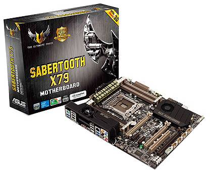 ASUS SABERTOOTH X79 LGA 2011Socket ATX Intel X79 Chipset DDR3 Motherboard for Desktop