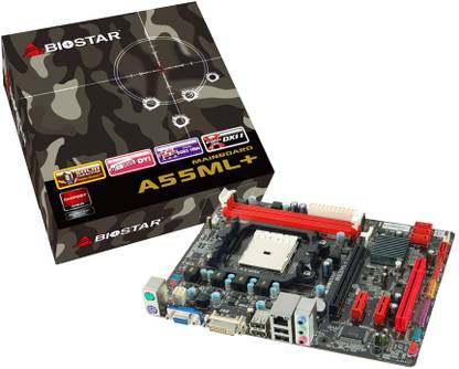 Biostar A55ML+ FM1Socket Micro-ATX AMD A55 Chipset DDR3 Motherboard for Desktop