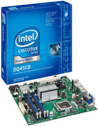 Intel DQ45CB LGA 775Socket Micro-ATX Chipset DDR2 Motherboard for Desktop
