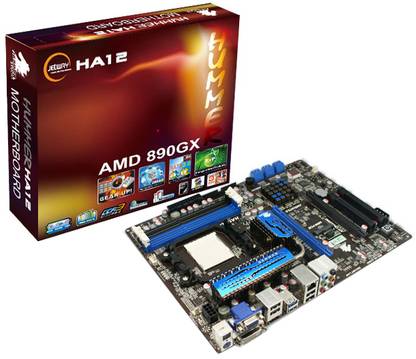 Jetway HA12 AM3Socket ATX AMD 890GX Chipset DDR3 Motherboard for Desktop
