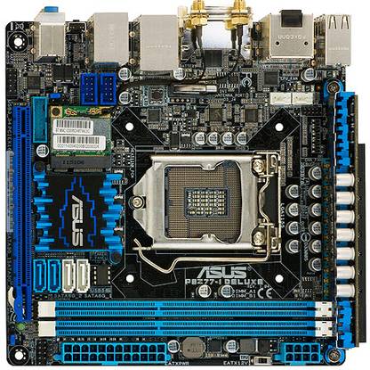 ASUS P8Z77-I DELUXE LGA 1155Socket Mini-ITX Intel Z77 Chipset DDR3 Motherboard for Desktop
