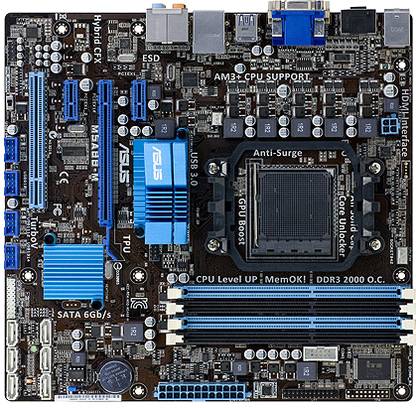 ASUS M5A88-M AM3+Socket Micro-ATX AMD 880G Chipset DDR3 Motherboard for Desktop