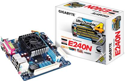 GIGABYTE GA-E240N BGA FT1Socket Mini-ITX AMD A45 Chipset DDR3 Motherboard